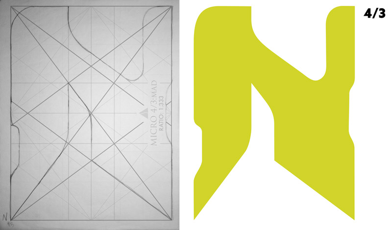 dynamic symmetry-How to design a book cover and abstract letters-letter-n--4-3-example