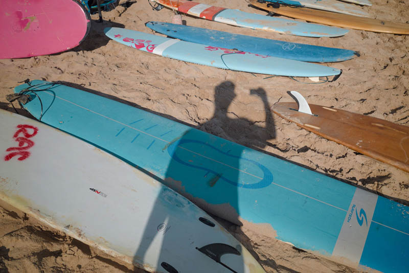 Street Photography and Ricoh GR III-3-Waikiki Hawaii-_T002064-shadow-selfie-aspective-view