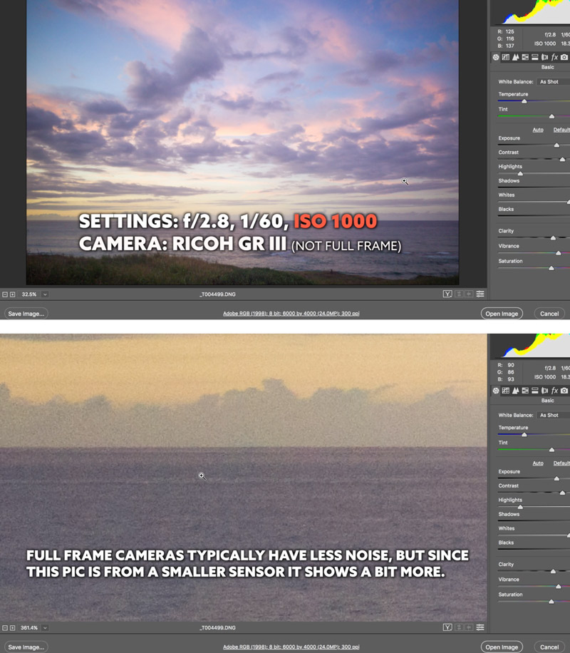 How to Master Manual Mode in photography-Sunset-with-Noise