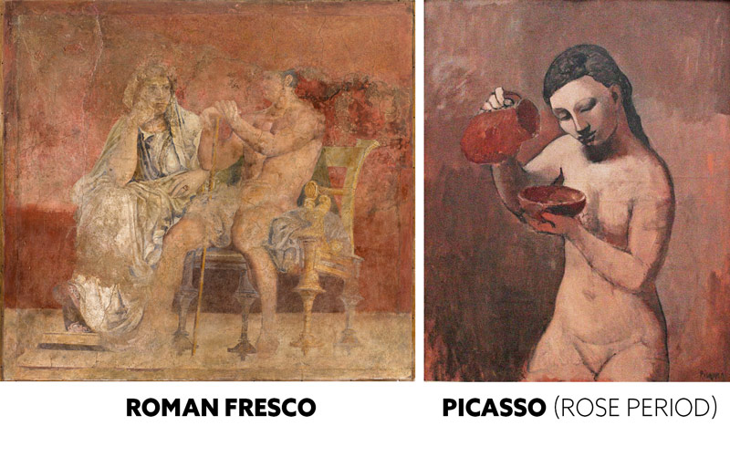 Did Picasso Steal From Ancient Romans-Picasso-vs-Roman-Fresco-The-Met-1