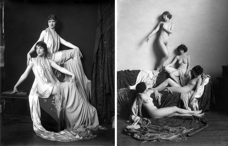 Nudity in Art-Michelangelo and More-Alfred Cheney Johnston-comparison-3