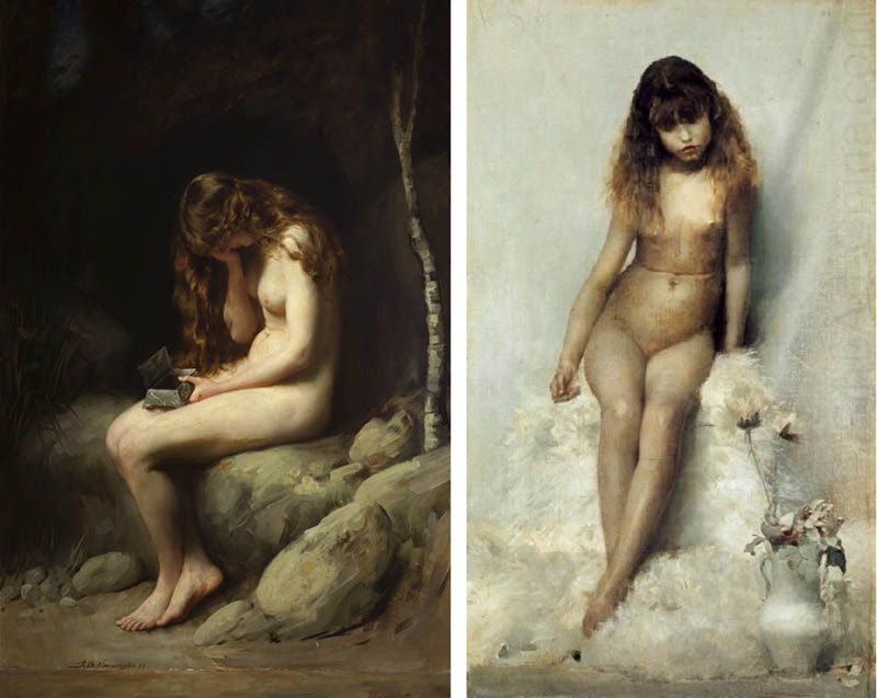 Nudity in Art-Michelangelo and More-Thomas Kennington-comparison-1