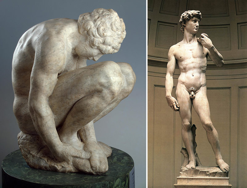 Nudity-in-Art-Michelangelo-and-statue-comparison-2