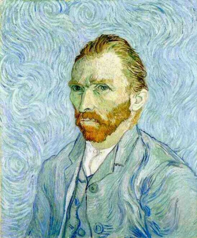 Mastering Composition with van gogh-Self portrait painting