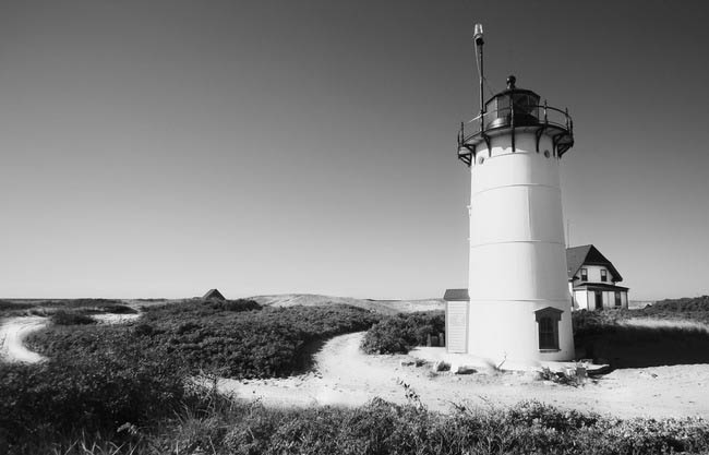 Black-And-White-Lighthouse-Photography