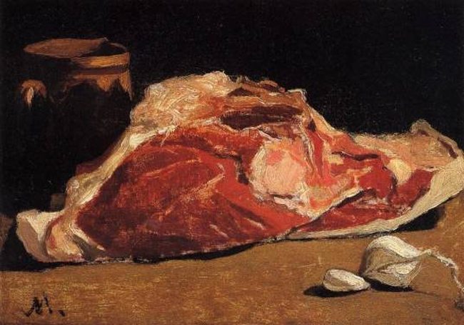 Claude-Monet-Still-Life-with-Meat-Oil-Painting