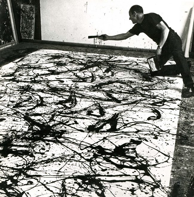 Pollock-at-Work,-1950
