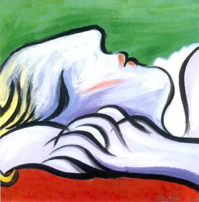 Picasso-Painting-asleep