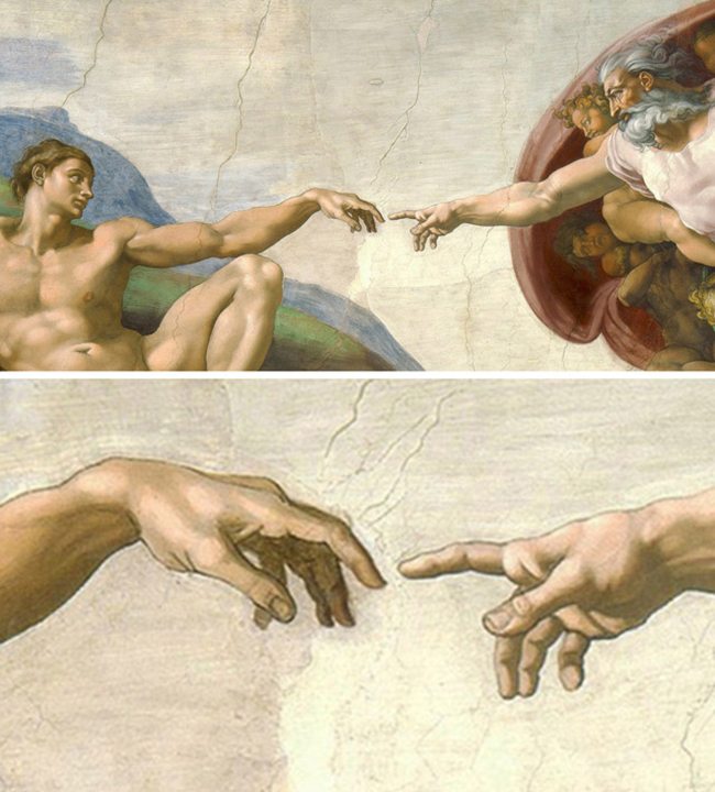 Michelangelo-Creation_of_Adam-Law-of-Proximity