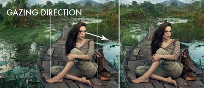 Mastering-Composition-with-Annie-Leibovitz-angelina-gazing-direction-3-2