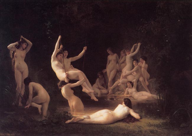 Law-of-continuity-gestalt-psychology-William-Adolphe_Bouguereau_The_Nymphaeum