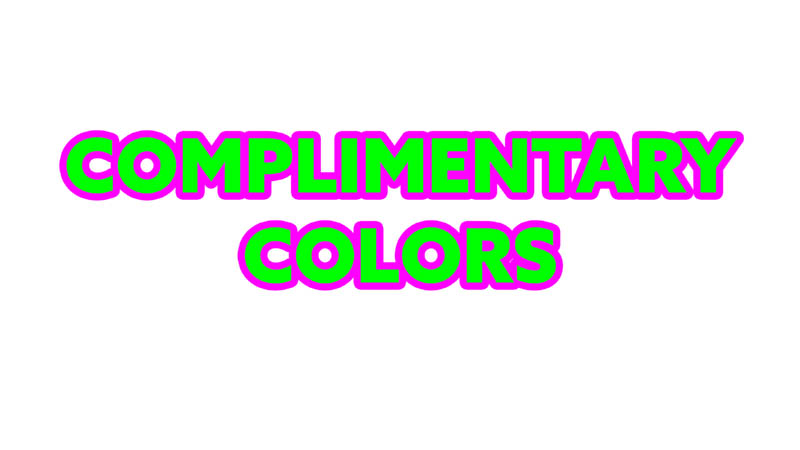 Complementary-Colors-Myth-Complementary-colors-words-magenta-outline