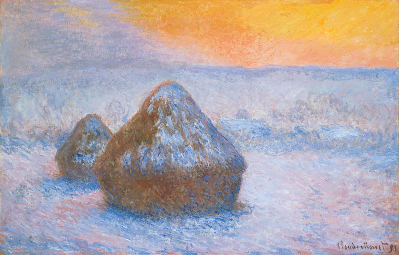 Complementary-Colors-Myth-Stacks-Wheat-oil-canvas-Claude-Monet-Art