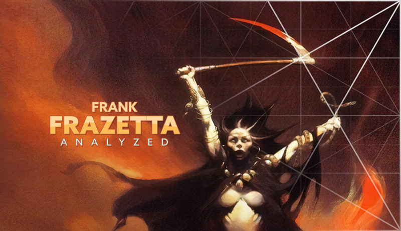 Frank Frazetta – Woman with a Scythe (ANALYZED PAINTING)