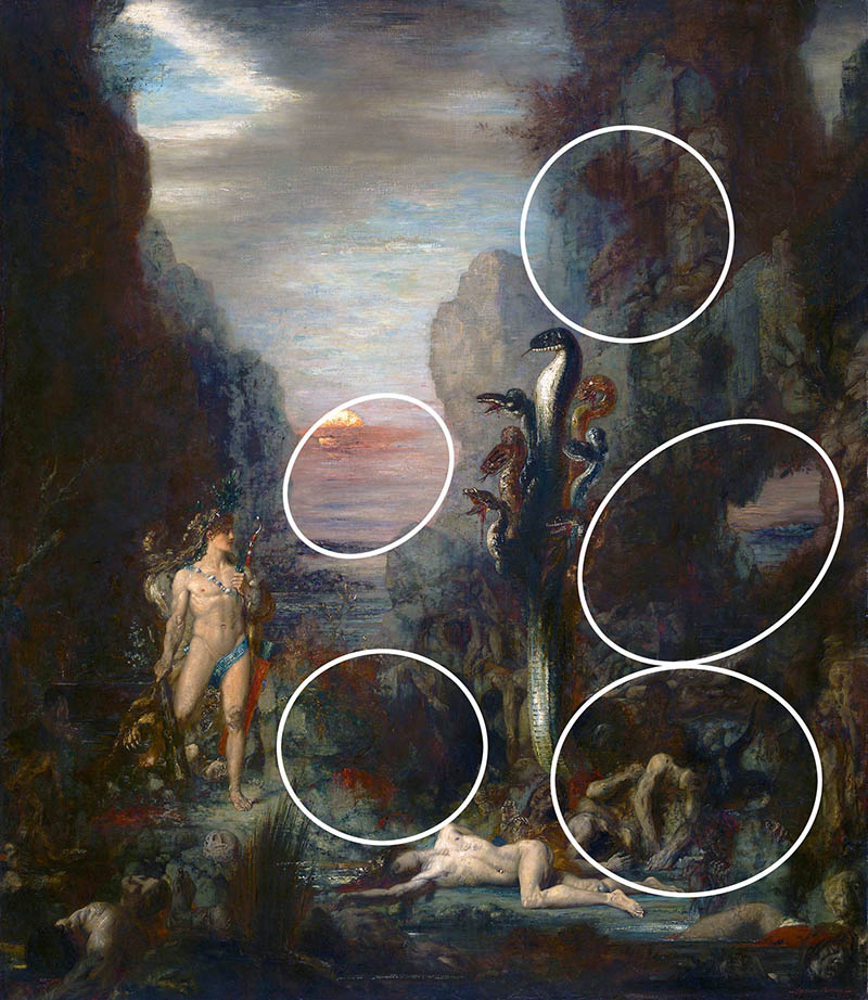Gustave-Moreau-ellipses-analyzed-Hercules-and-the-Lernaean-Hydra