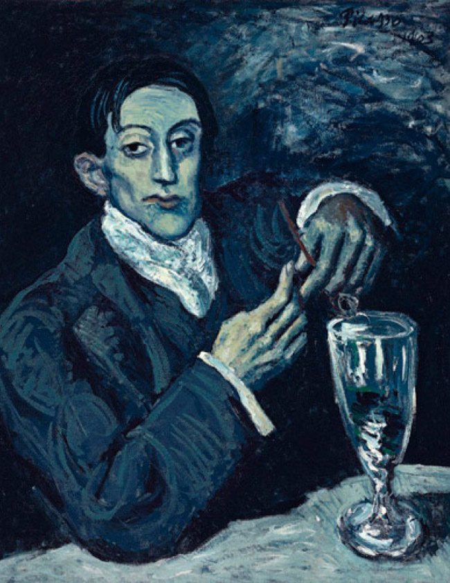 Mastering Composition with Absinthe Paintings031Picasso-absinthe