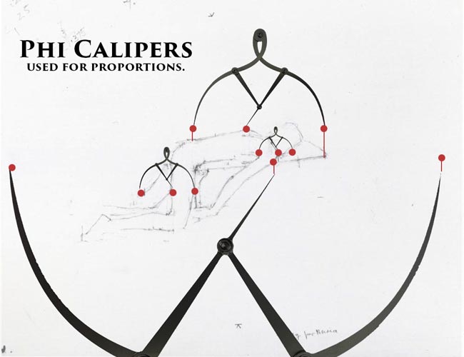 Golden-Ratio-used-by-Euan-Uglow-Preliminary-Sketch-Phi-Calipers-2